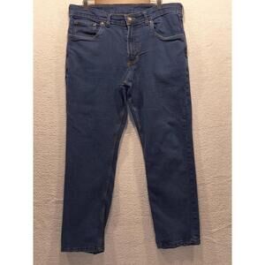 Origin Jeans Men 36x28 Blue D68 Delta 68 Taper Dark Wash Stretch Denim Pants USA